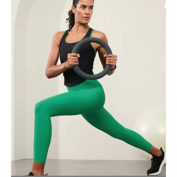 ATHLETA Women's S 24" INTERVAL STASH HIGH RISE 7/8 LEGGING Tights NWT - Picture 3 of 6